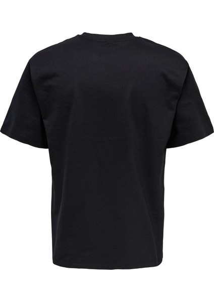 Erkek Yuvarlak Yaka Basic T-Shirt - 22022532