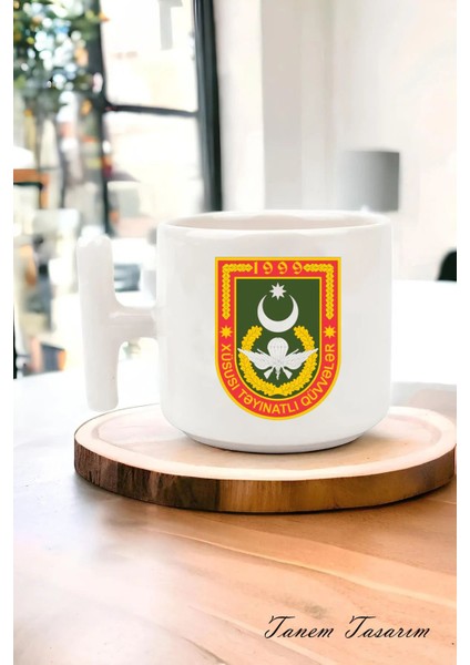 Azerbaycan Tasarımlı Baskılı T Kupa Bardak , Azeri, Bakü, Qarabağ, Karabağ, Baskılı Kupa Bardağı