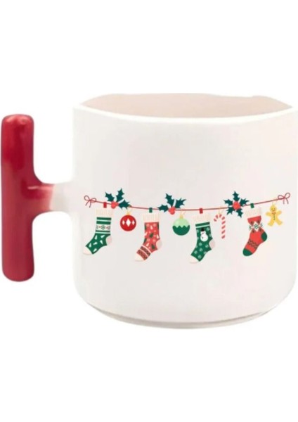 Yeni Yıl Noel Çorap - T Kulp Kupa