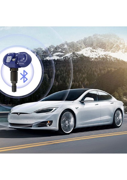 Tesla Model Y / Model 3 Orijinal Bluetooth Lastik Basıncı Sensörü (Tps), Mavi Renk 1490701-01-B 1490701-01-C 1490701-00-B 149070101B 149070101C 149070100B modelleri