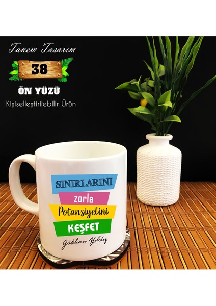 Sınırlarını Zorla Potansiyelini Keşfet - Porselen Kupa