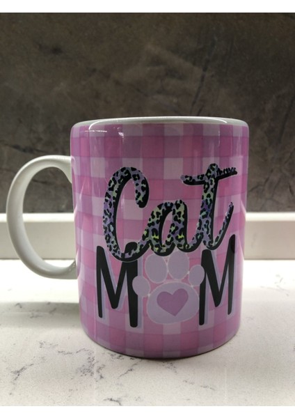 Cat Mom Kupa Bardak