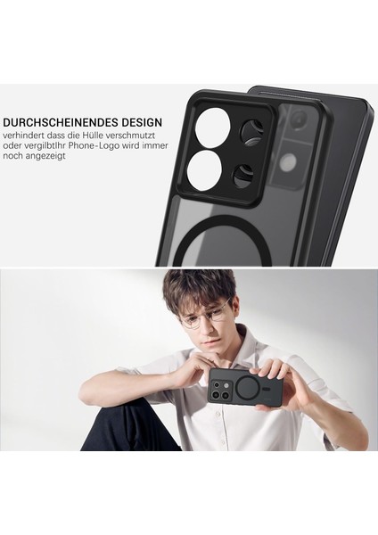 Xiaomi Redmi Note 13 Pro 5g Kılıf Mat Magsafe Şarj Özellikli Darbe Önleyici Hassas Butonlu Yumuşak Renkli Kenar modelleri