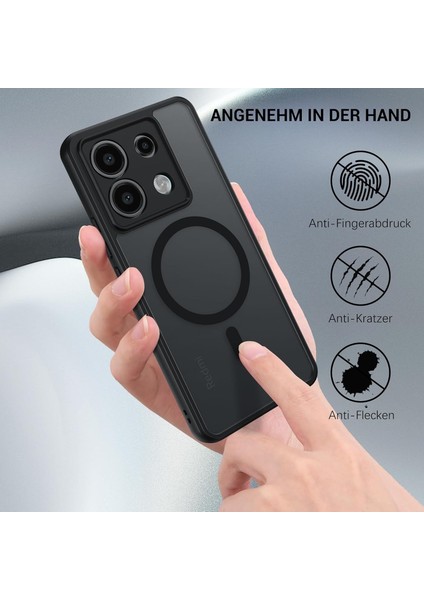 Xiaomi Redmi Note 13 Pro 5g Kılıf Mat Magsafe Şarj Özellikli Darbe Önleyici Hassas Butonlu Yumuşak Renkli Kenar fırsatları