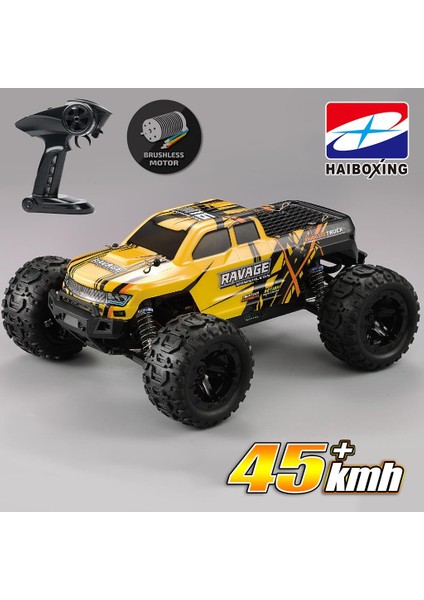 Haıboxıng 1/16TH Scale 4WD Brushless Truck Rtr (Sarı)