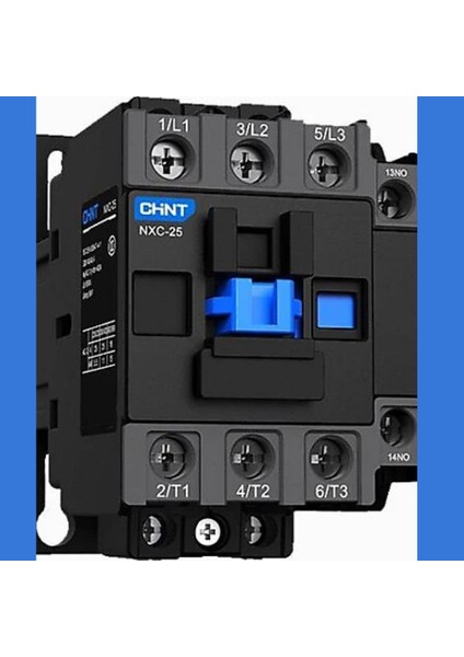 925735 Nxc-25 220V Ac Bobinli 3 Kutuplu Kontaktör, 11KW, 25A (Ac-3), 1na+1nk Yardımcı Kontaklı