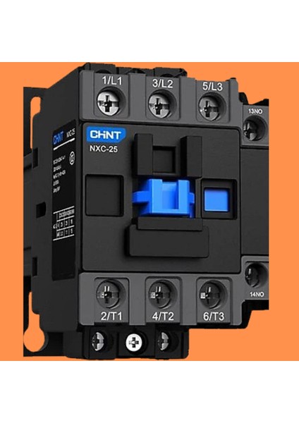 925735 Nxc-25 220V Ac Bobinli 3 Kutuplu Kontaktör, 11KW, 25A (Ac-3), 1na+1nk Yardımcı Kontaklı