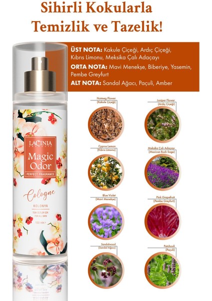 Kolonya - Magıc Odor 150 ml modelleri
