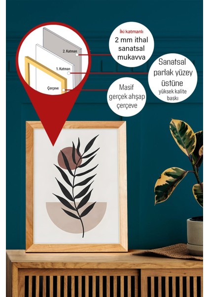 Gerçek Ahşap Çerçeveli 3 Parça 3D Poster Tablo Seti - 3DARTSOHOSET59