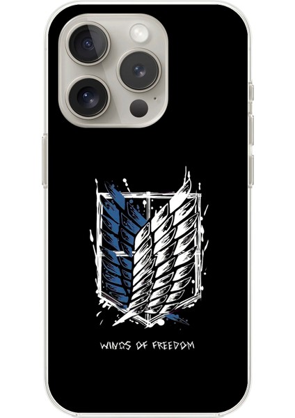 Apple iPhone 11 Pro Max Uyumlu Şeffaf Kılıf Attack On Titan Tasarımlı 1