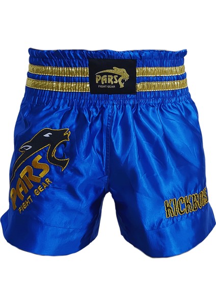 Kick Boks Şortu Nakışlı Mavi modelleri