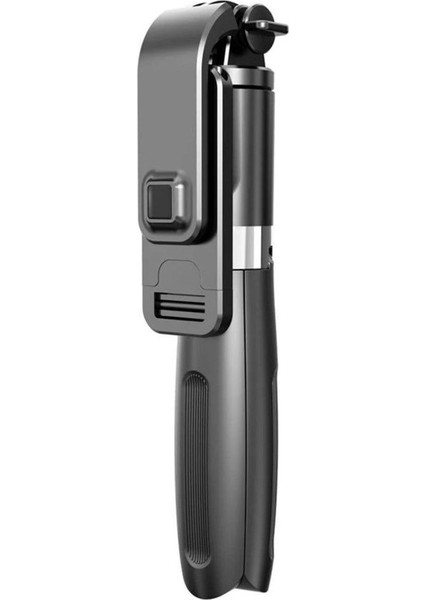 Bluetooth Kumandalı LED Işıklı 360 Derece Dönebilen Mini Selfie Stick Telefon Tutucu Kumandalı Öz