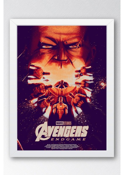 Avengers Çerçeveli Tablo - Yenilmezler Marvel Poster Tablo