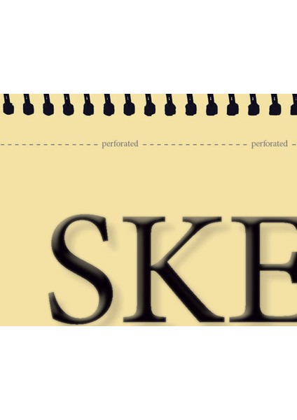 Sketchbook SAHRA A5 Spiralli 90 gr. Ivory 100 yaprak Eskiz Defteri
