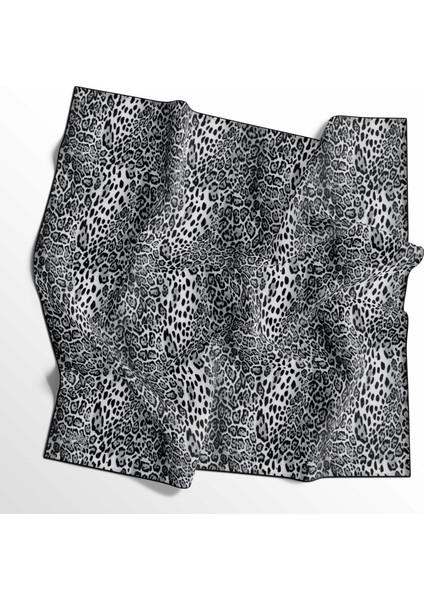 Leopar Desenli Soft Pamuk Eşarp - 04487