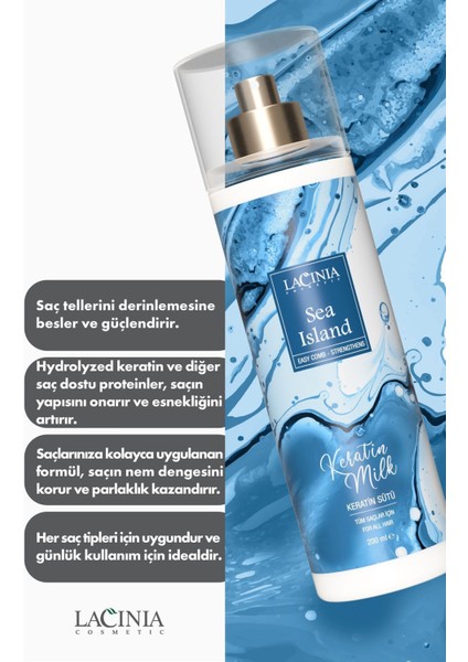 Keratin Sütü - Sea Island 200ML Saç Bakımı Etkili fiyatları