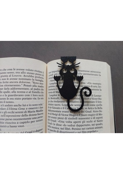 2 Adet Kedili Satır Ayracı , Kedili Kitap Hatırlatıcı Plastik