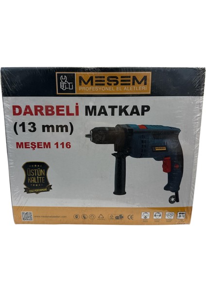 MEŞEM 116 13 mm Darbeli Matkap Mavi modelleri