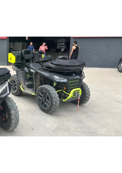Segway 570 Atv Çantası 180 Litre Arka+80 Litre Ön+2 Adet Benzin Bidonu Yeşil