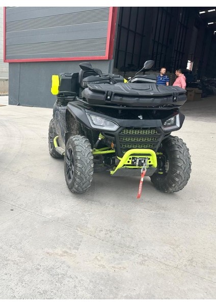 Segway 570 Atv Çantası 180 Litre Arka+80 Litre Ön+2 Adet Benzin Bidonu Yeşil