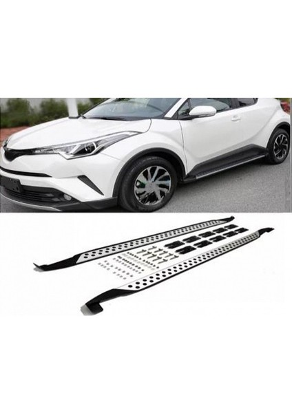 Toyota C-Hr Uyumlu Yan Basamak 2016- Side Step Bmw Style