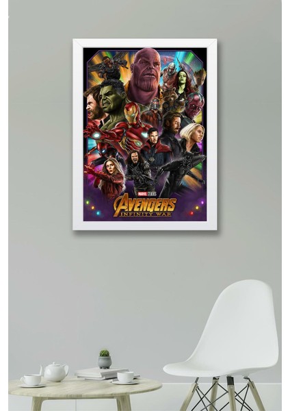 Avengers Çerçeveli Tablo - Yenilmezler Marvel Poster Tablo fiyatları