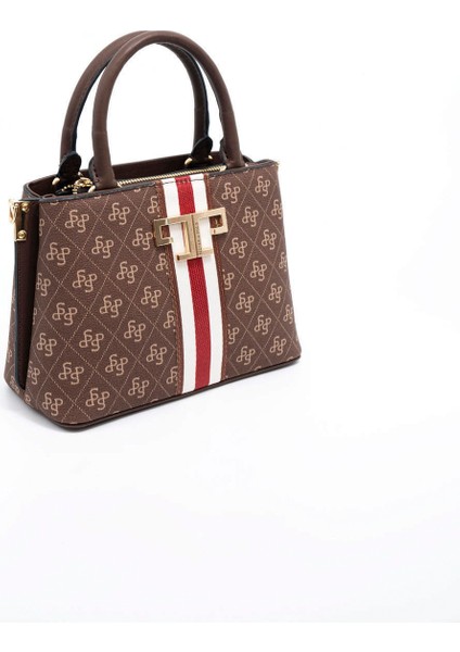 Kadın Omuz Çantası 987-45743 Sılver Polo Bayan Çantası C178 Kahve-Mat Kahve modelleri