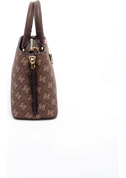 Kadın Omuz Çantası 987-45743 Sılver Polo Bayan Çantası C178 Kahve-Mat Kahve fırsatları