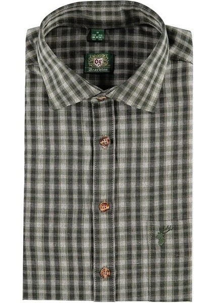 T. Os-Trachten Kareli Erkek Slim Fit Gömlek 41/42