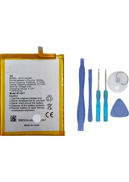 Casper Via G3 Uyumlu Batarya Pil Sıfır Orijinal + Tamir Seti