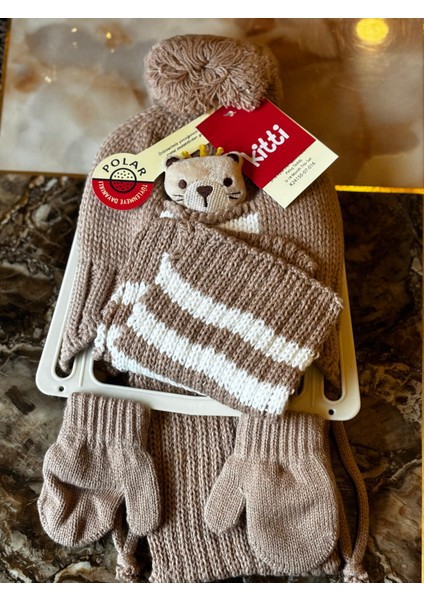 0-18 Ay Atkı Bere Eldiven Takımı Peluş Teddy fiyatları