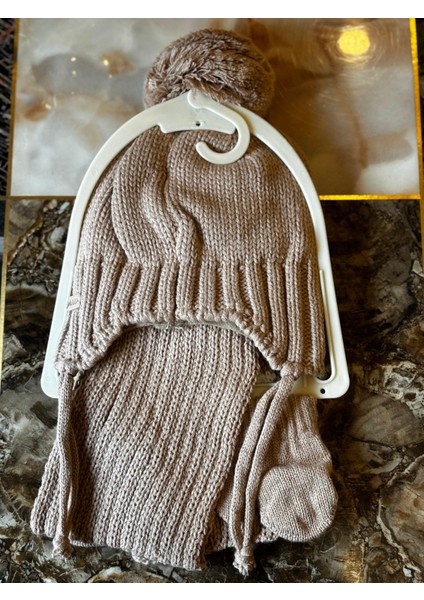 0-18 Ay Atkı Bere Eldiven Takımı Peluş Teddy modelleri