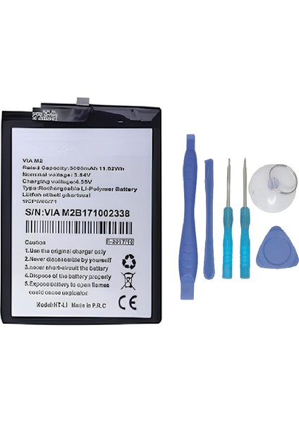 Casper Via M2 Uyumlu Batarya Pil Sıfır Orijinal + Tamir Seti