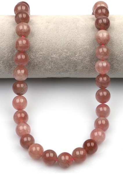 Madagaskar Pembe Kuvars Doğaltaş Dizi 12 mm Küre Kesim fiyatları