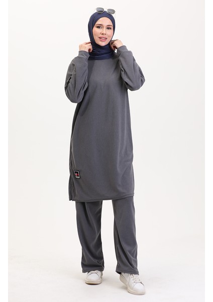 Tunik Pantolon Ikili Takım 0565-01 Gri fiyatları