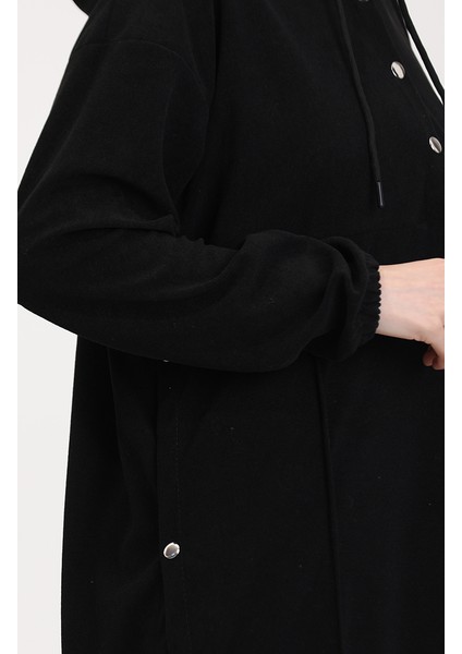 Kapüşonlu Tunik Pantolon Ikili Takım 0567-01 Siyah fırsatları