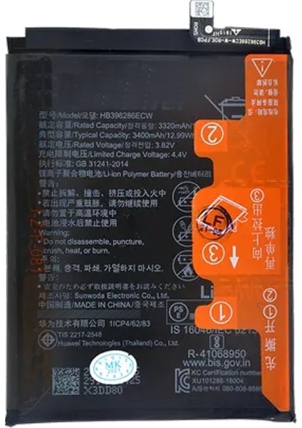 Huawei P Smart 2019 Uyumlu Batarya Pil Sıfır Orijinal