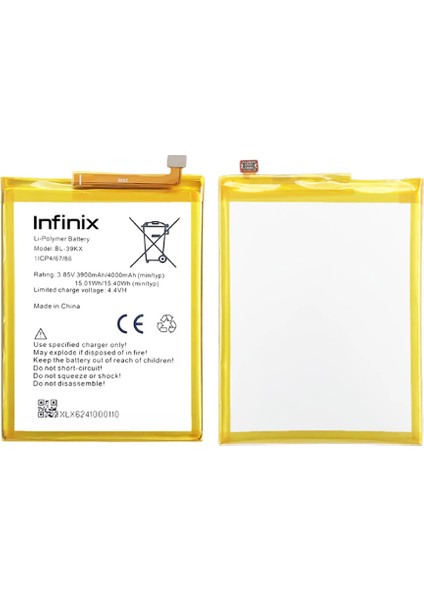 Infinix Hot 7 Uyumlu Batarya Pil Sıfır Orijinal