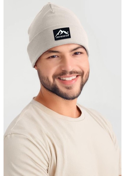 Unisex Kışlık Bere Şapka Düz Logolu Yumuşak Erkek -Kadın Bere