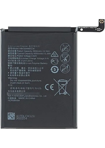 Honor V20 Uyumlu Batarya Pil Sıfır Orijinal