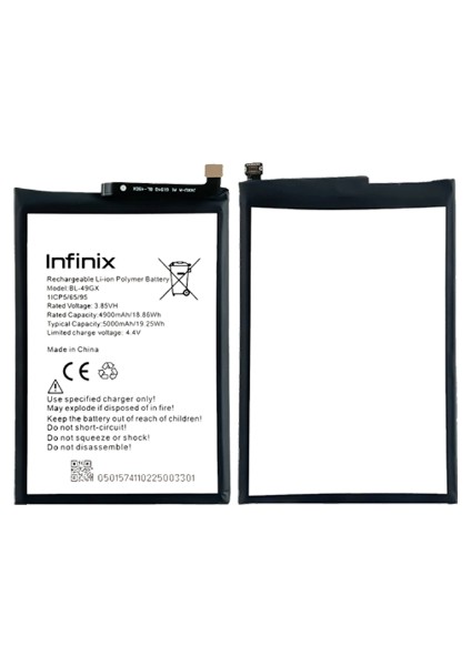 Infinix Hote 11S Uyumlu Batarya Pil Sıfır Orijinal