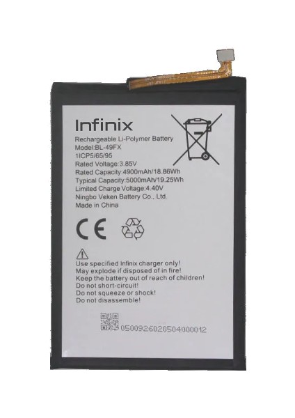 Infinix Hot 8 Uyumlu Batarya Pil Sıfır Orijinal