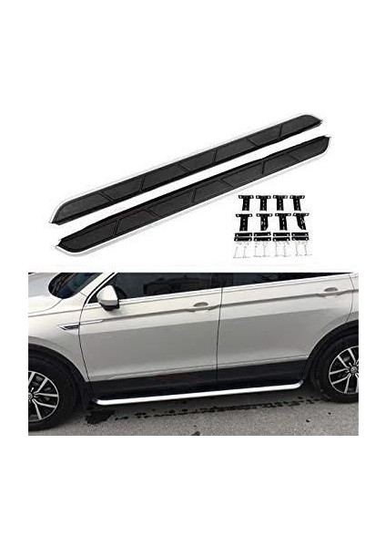 Volkswagen Tiguan Uyumlu Yan Basamak Koruma 2016- Side Step Oem Style