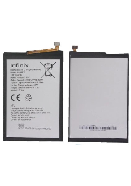 Infinix Hot 10 Lite Uyumlu Batarya Pil Sıfır Orijinal