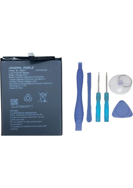 Genaral Mobile Gm 21 Uyumlu Batarya Pil Sıfır Orijinal + Tamir Seti