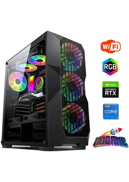 I7 13700F 32GB Ddr4 1tb M2 6gb RTX3050 Oyun Bilgisayarı