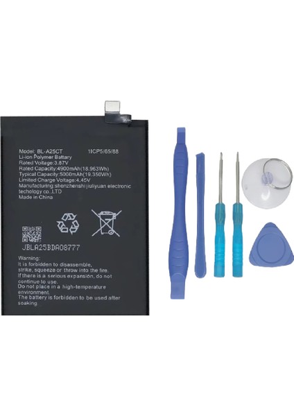 Casper Via E30 Uyumlu Batarya Pil Sıfır Orijinal + Tamir Seti