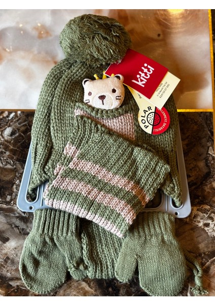0-18 Ay Atkı Bere Eldiven Takımı Peluş Teddy fiyatları