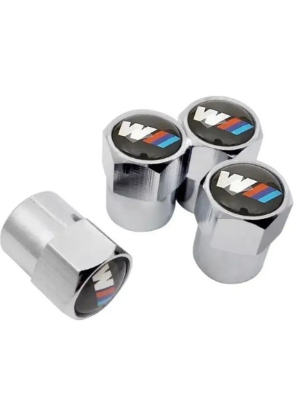 Bmw Uyumlu M/// Logo Krom Renk Lüks Sibop Kapağı Plastik Ürün