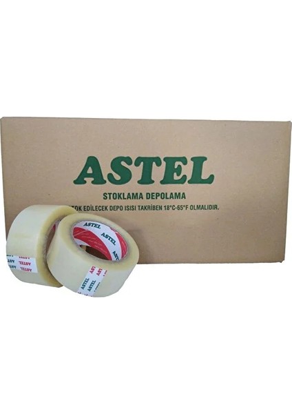 45 mm x 100 Metre Şeffaf 60 Adet Koli Bandı